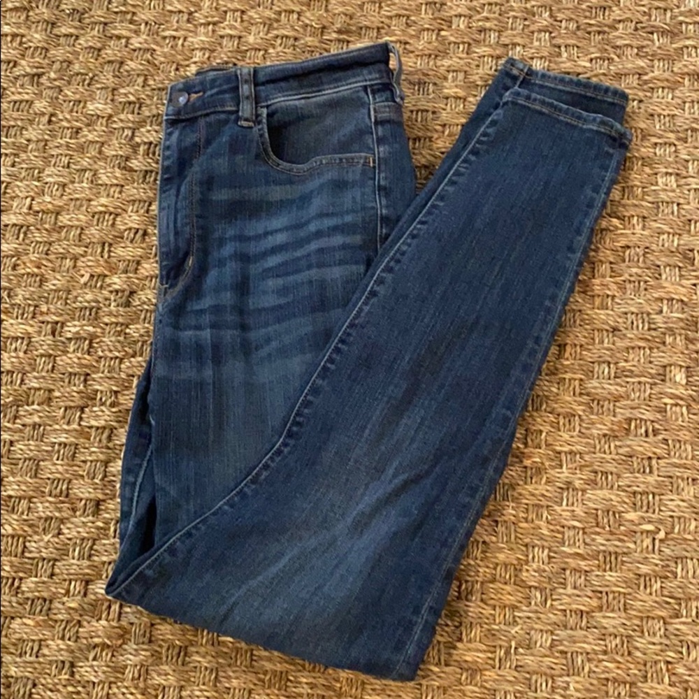 AE highest rise jegging medium wash